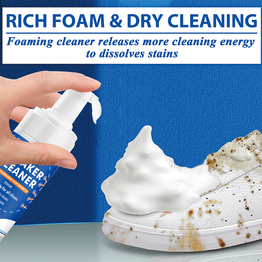 Sneaker Care For Suede - 100ml White Shoe Cleaner No-wash Dry