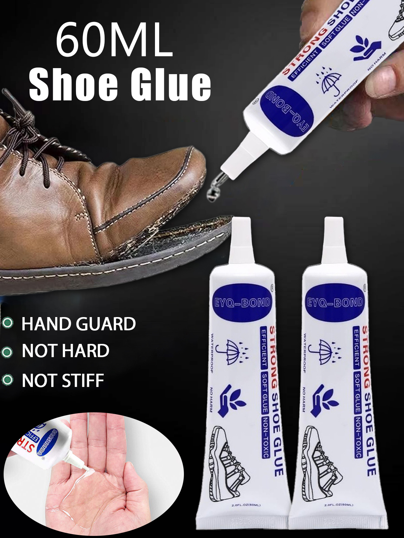 Care For Sneaker - 5pcs 60ml Strong Shoe Glues DIY