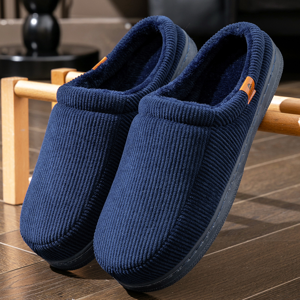 Winter Warm Slippers for Men M - Insole Memory Foam avaliação e preço