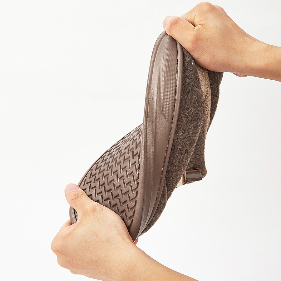 Warm Felt Slippers Men EVA Mem - Insole Memory Foam avaliação e preço