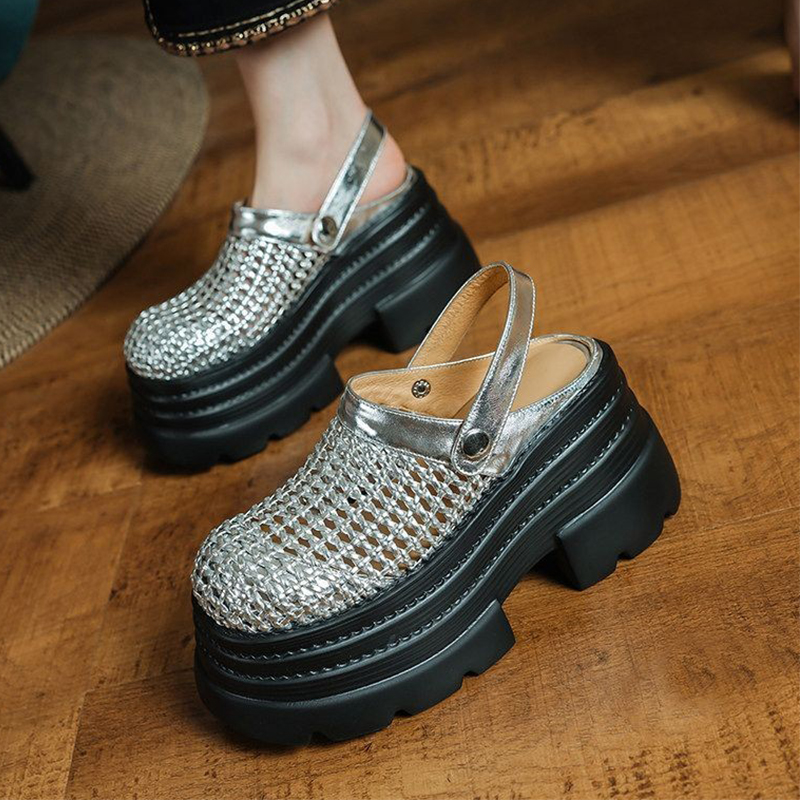 Women Flats Platform Sandals M - Sneaker Care Set avaliação e preço