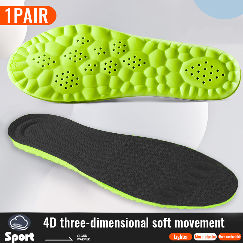 1 Pair Memory Foam Insoles for - Care For Sneaker avaliação e preço