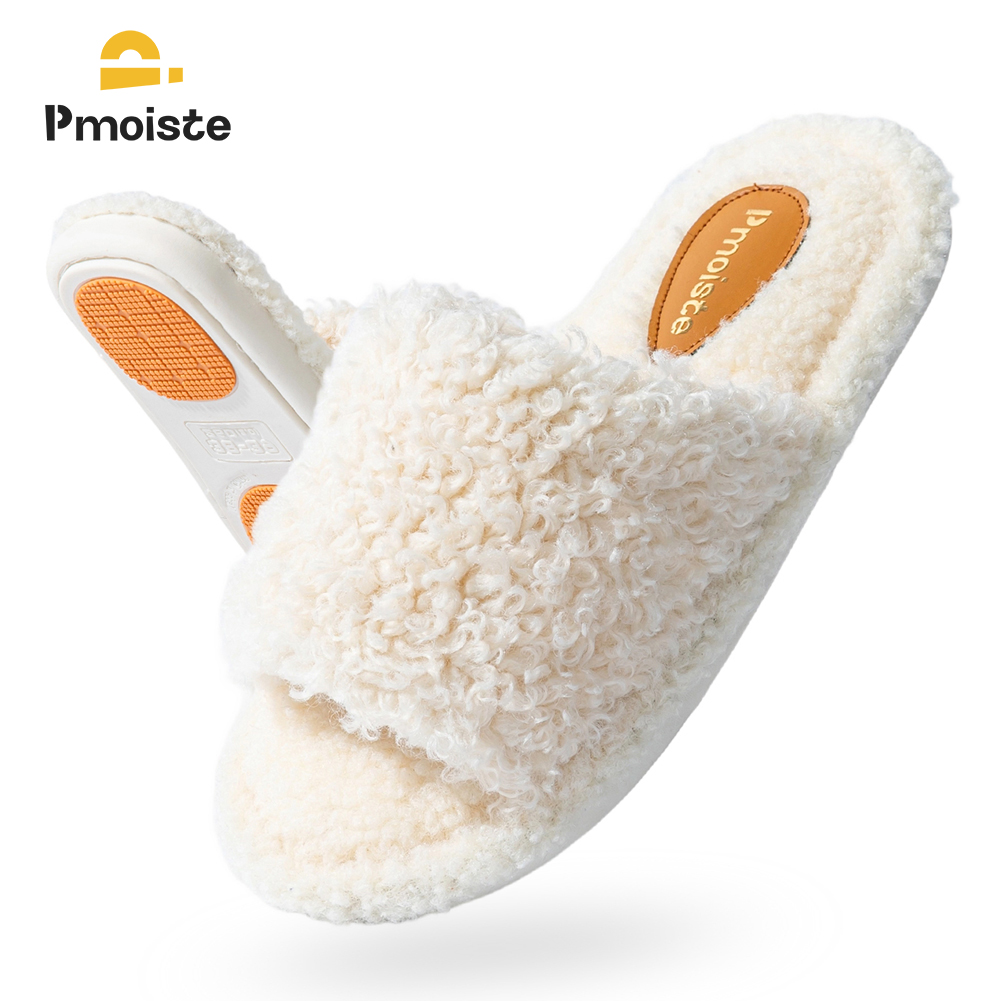 Pmoiste Fuzzy House Slippers W - Insole Memory Foam avaliação e preço