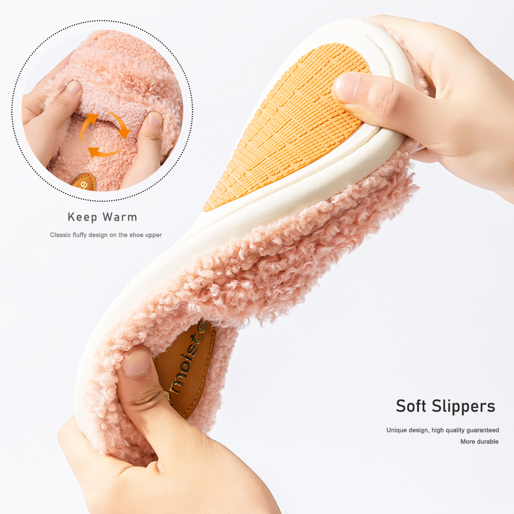Pmoiste Fuzzy House Slippers W - Insole Memory Foam avaliação e preço