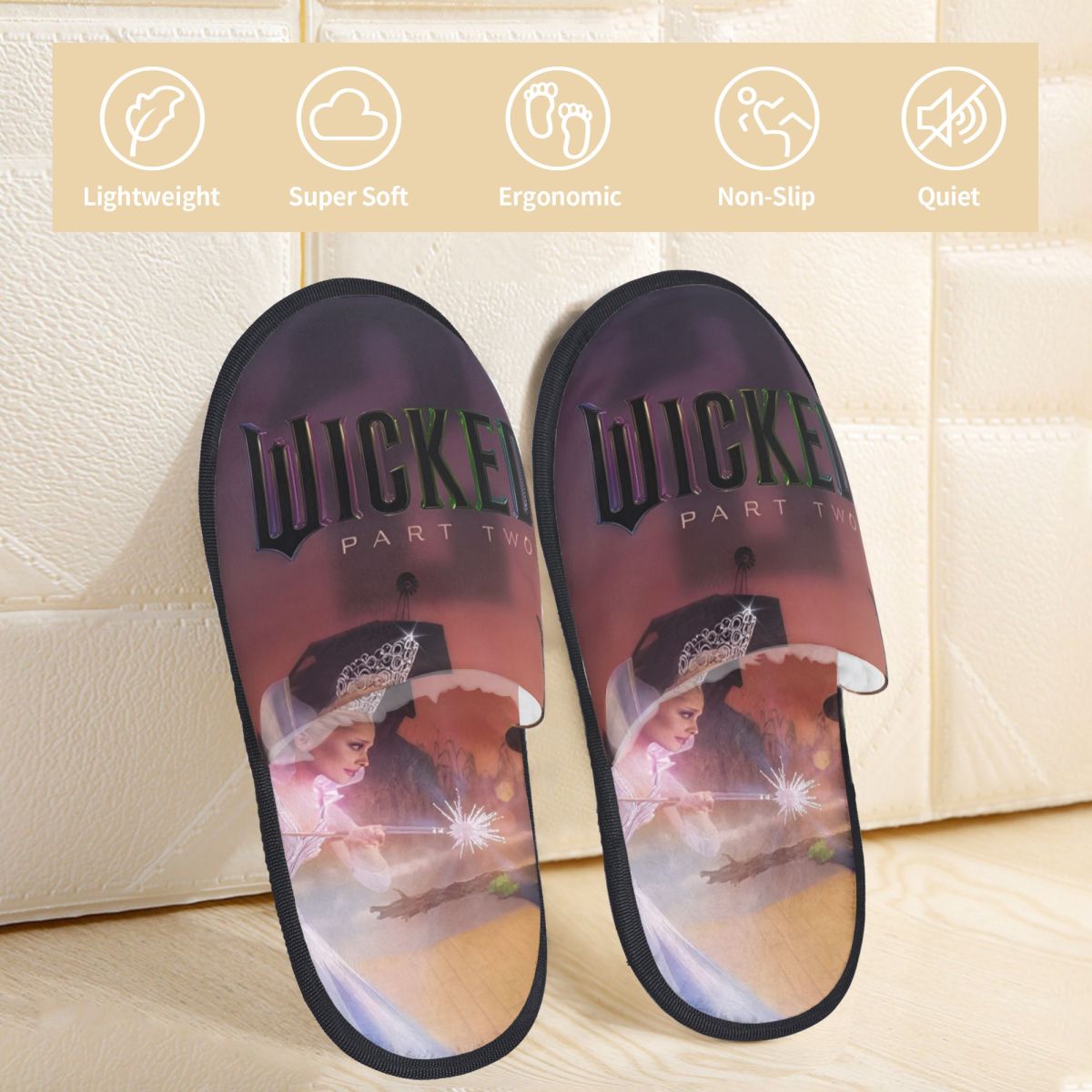 Wicked For Good Indoor Slipper - Insole Memory Foam avaliação e preço