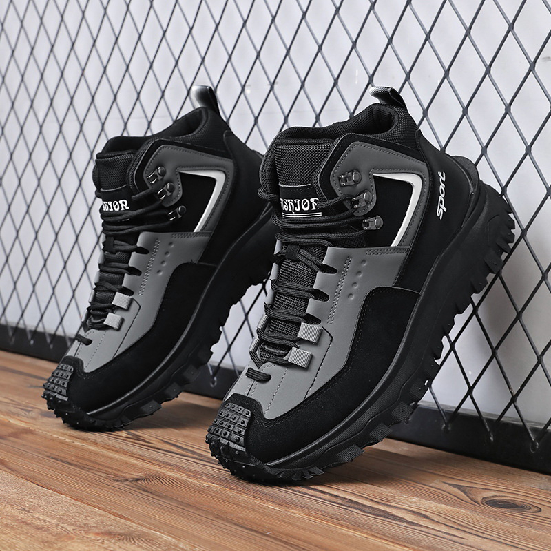 Black And Tan Mid Top Hiking B - Sneaker Zone avaliação e preço