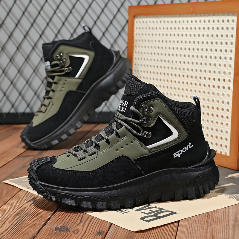 Black And Tan Mid Top Hiking B - Sneaker Zone avaliação e preço