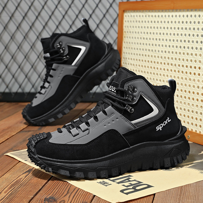 Black And Tan Mid Top Hiking B - Sneaker Zone avaliação e preço