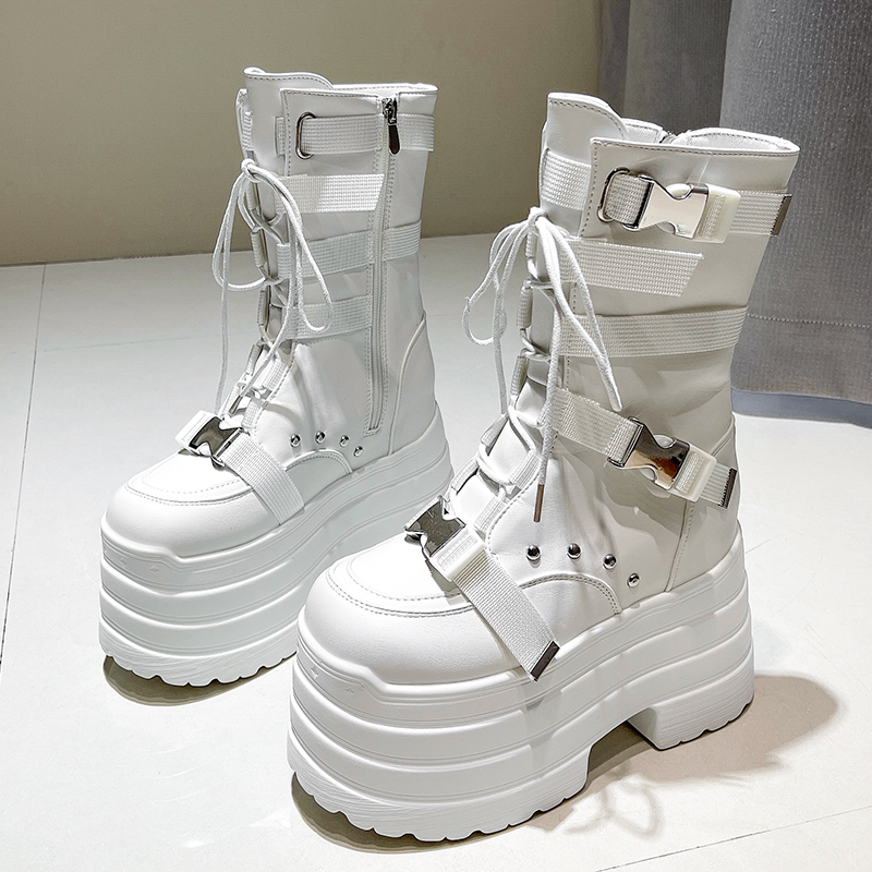 13.5CM,17CM Women Punk Boots A - Sneaker Zone avaliação e preço