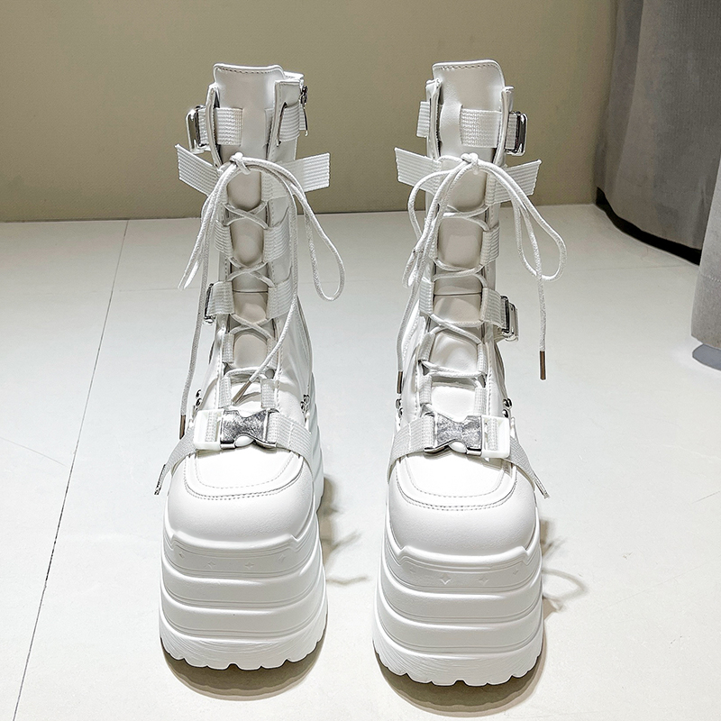 13.5CM,17CM Women Punk Boots A - Sneaker Zone avaliação e preço