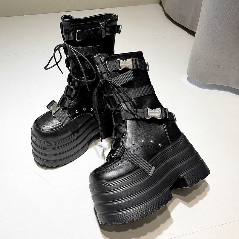 13.5CM,17CM Women Punk Boots A - Sneaker Zone avaliação e preço