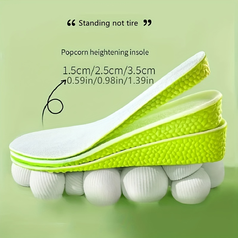 1 Pair Invisible Increase Inso - Insole Memory Foam avaliação e preço