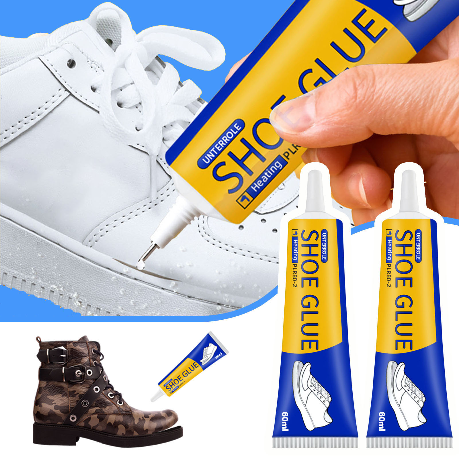 1/2/3pcs 60ml Strong Shoe Adhe - Care For Sneaker avaliação e preço