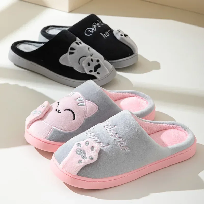 Home Fluffy Cat Slippers Women - Sneaker Care Set avaliação e preço