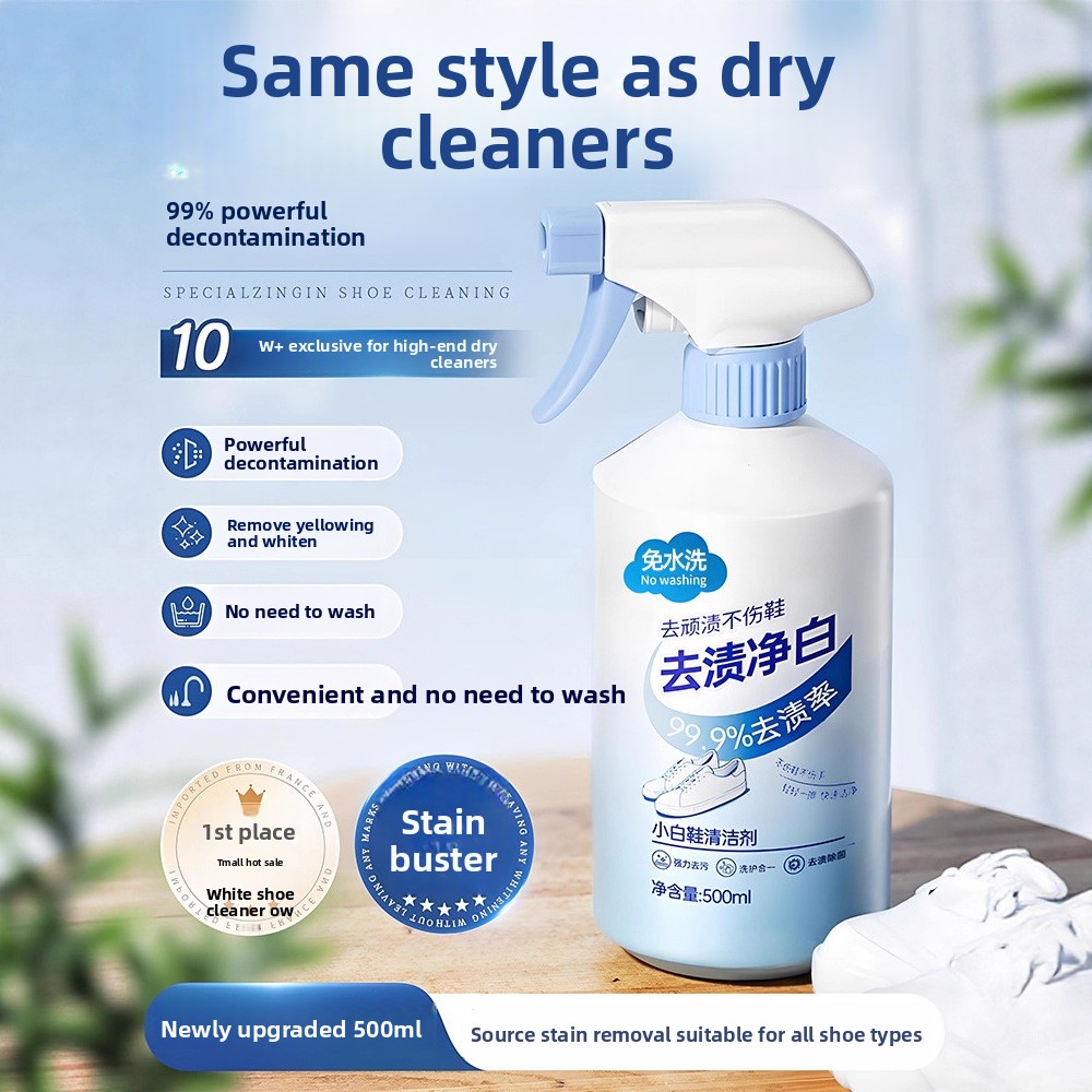 500ml white shoe cleaner no cl - Sneaker Care For Suede avaliação e preço